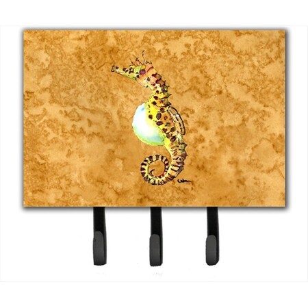 Carolines Treasures 6 x 9 In. Seahorse Leash or Key Holder 8640TH68